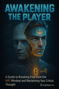 Awakening the Player: A Guide to Breaking Free from the NPC Mindset and Reclaiming Your Critical Thought book cover