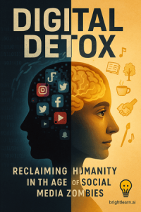 Digital Detox: Reclaiming Humanity in the Age of Social Media Zombies book cover