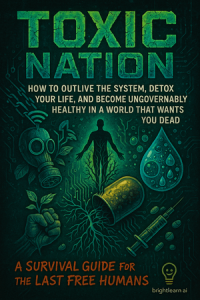 TOXIC NATION: How to Outlive the System, Detox Your Life, and Become Ungovernably Healthy in a World That Wants You Dead book cover