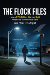 The Flock Files: How a $7.5 Billion Startup Built America's Surveillance Grid - and How We Stop It book cover
