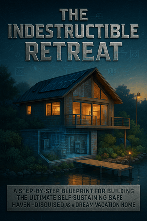 The Indestructible Retreat: A Step-by-Step Blueprint for Building the Ultimate Self-Sustaining Safe Haven cover