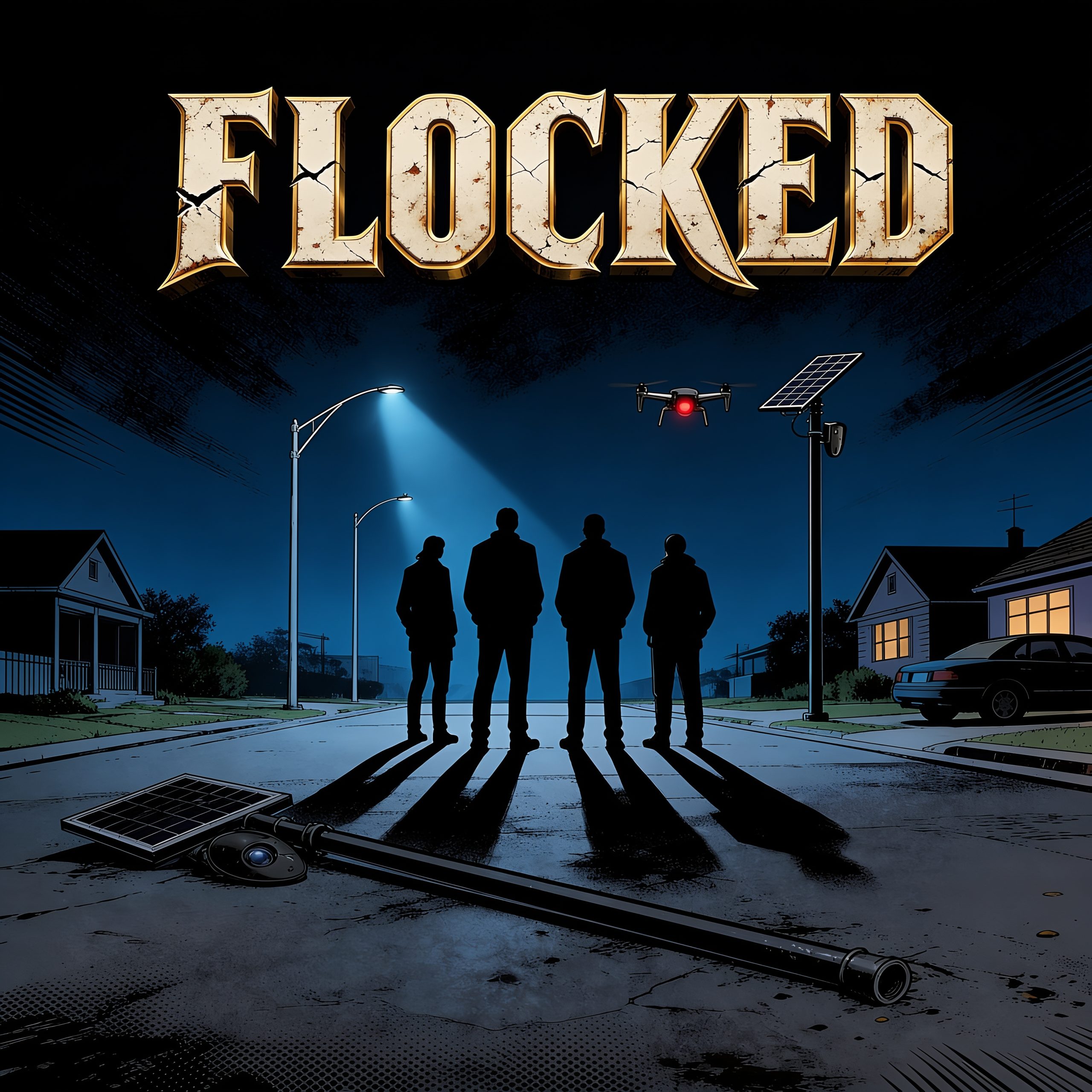 Flocked cover art